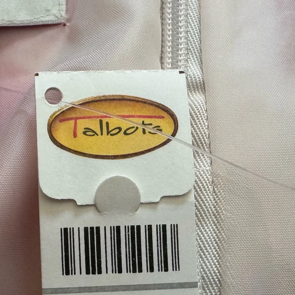 Talbots Bright Pink/Red Floral Cotton Sleeveless Dress Size Missy 20 - Picture 8 of 8